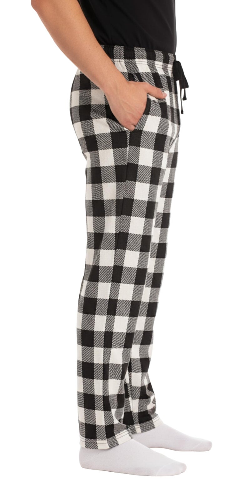 #followme Fleece Pajama Pants for Men Sleepwear PJs 45903-1B-M - Image 2